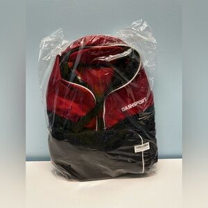 Unisex Red And Black Backpack Soccer Basketball Volleyball Football Dashsport
